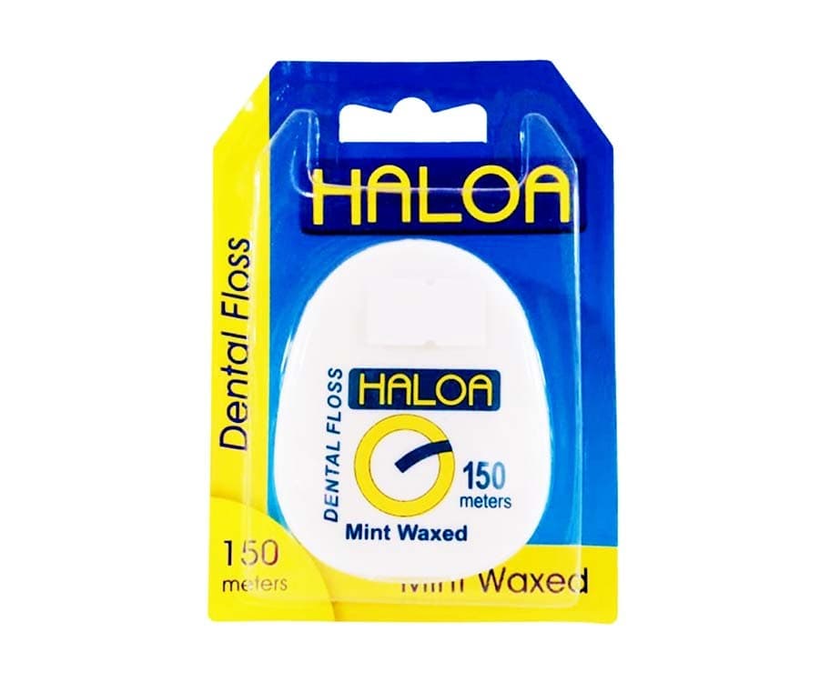 Haloa Dental Floss Mint Waxed 150 Meters