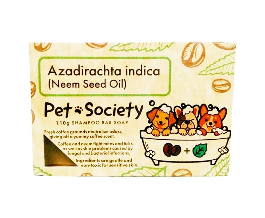 Pet Society Azadirachta indica (Neem Seed Oil) Shampoo Bar Soap 110g