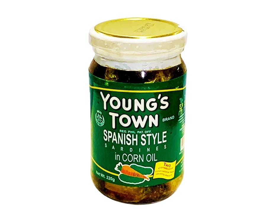 Young's Town Spanish Style Sardines in Corn Oil 220g