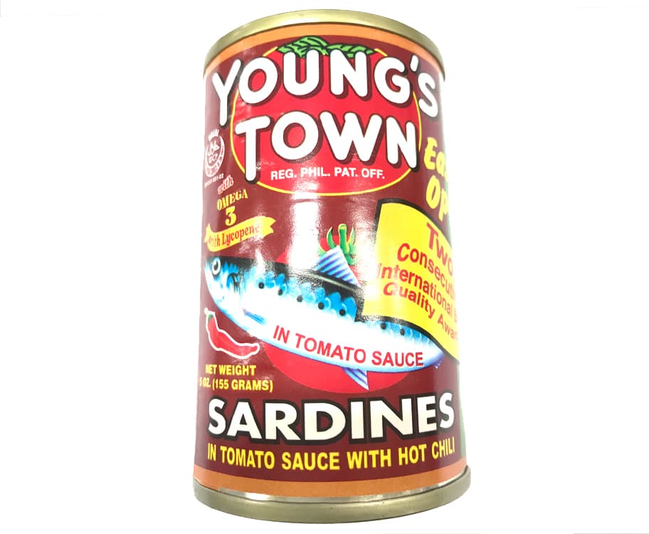 Young's Town Sardines in Tomato Sauce with Hot Chili 155g