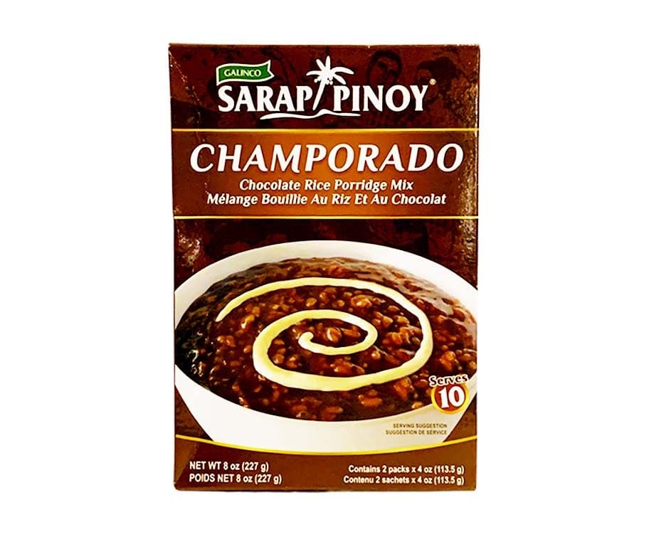 Galinco Sarap Pinoy Champorado Chocolate Rice Porridge Mix (2 Packs x 113.5g) 227g