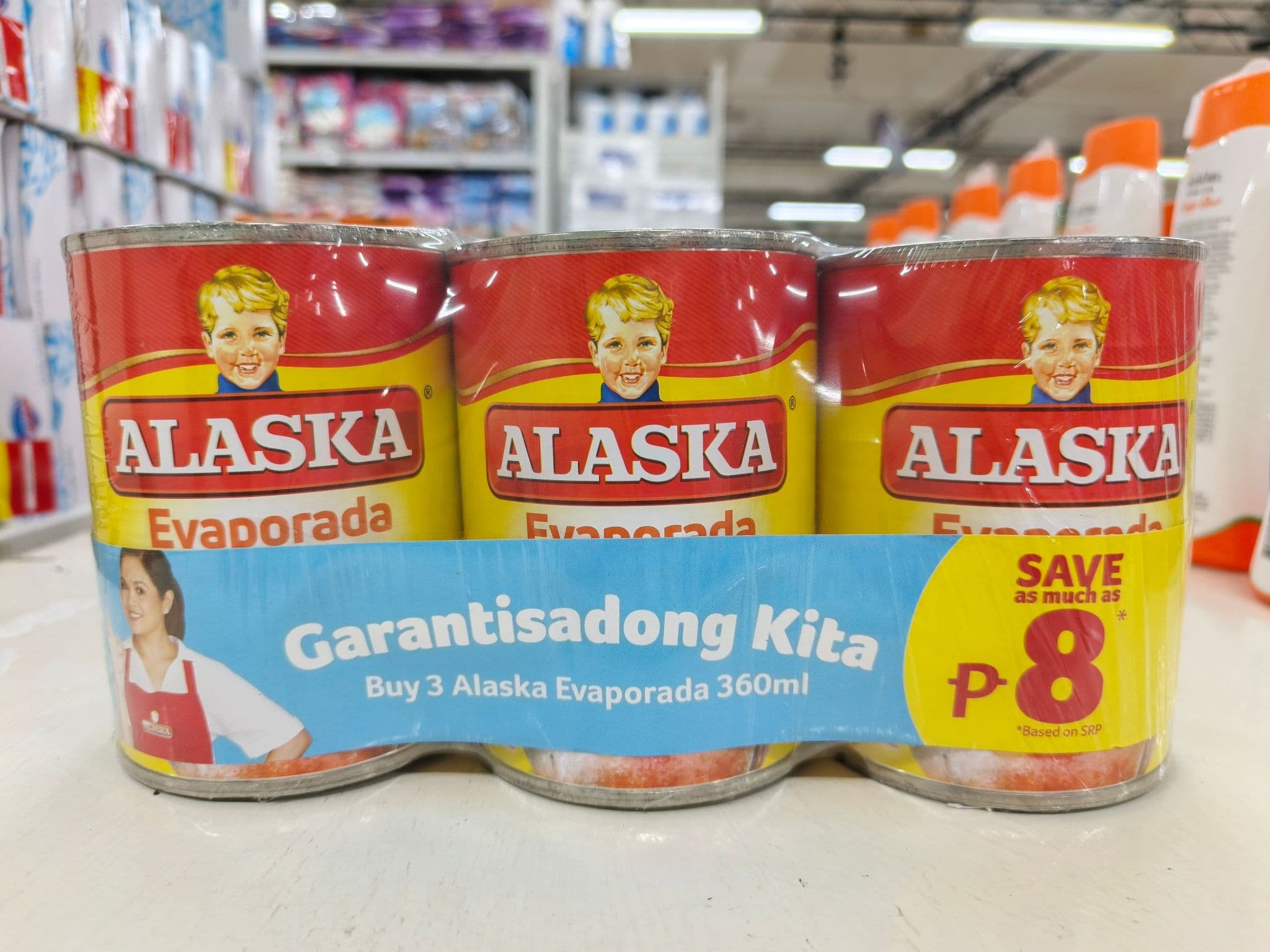 Alaska Evaporada Evaporated Creamer (3 Cans x 360ml)