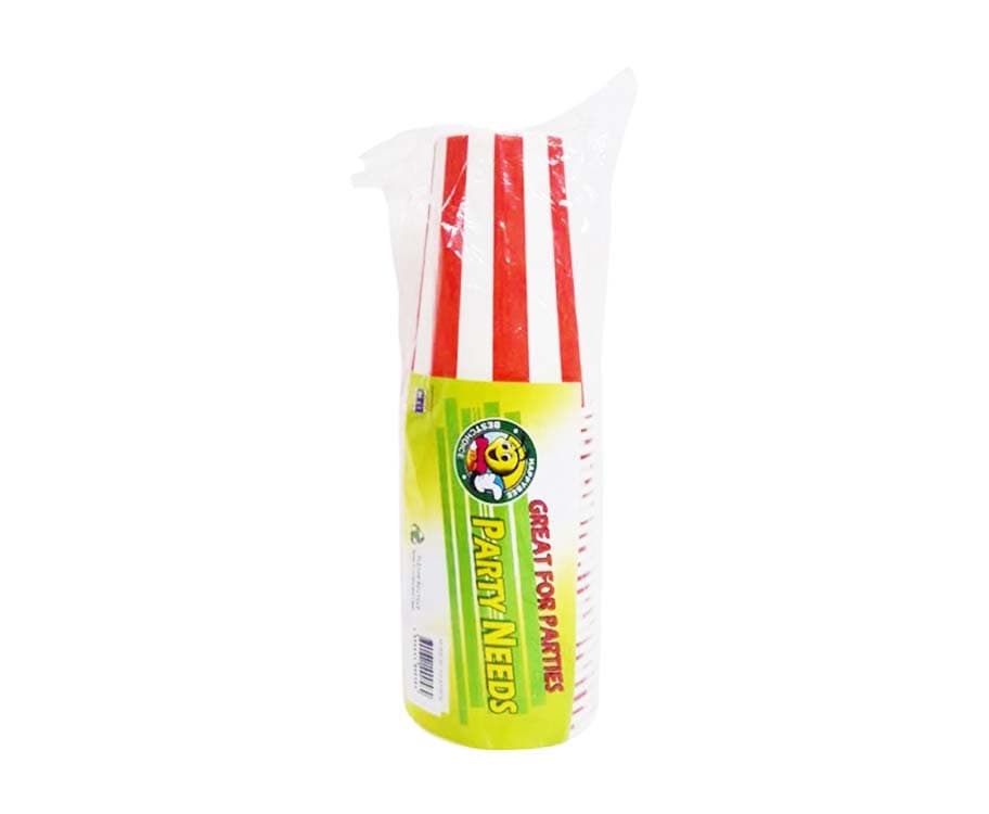 HappyBee Printed Paper Cups 12oz 25 Pieces