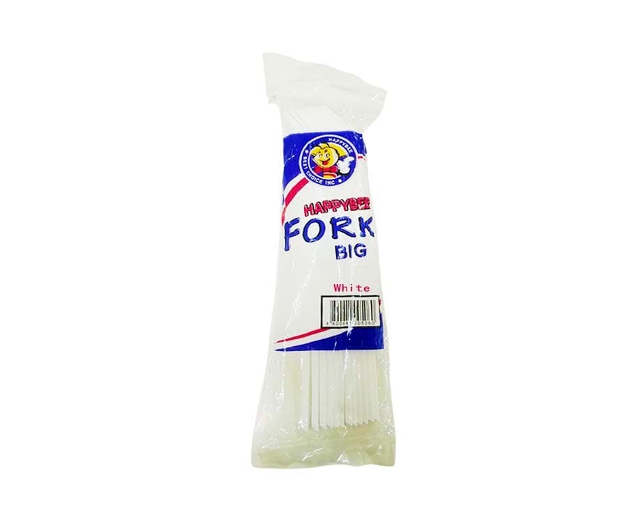 HappyBee Fork Big White 12 Pieces