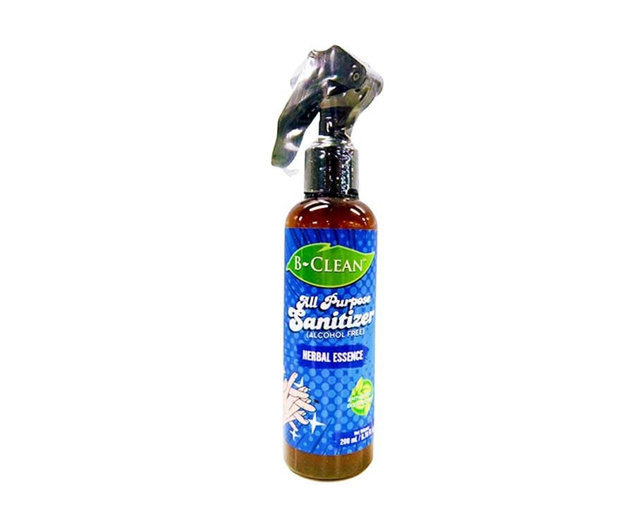 B-Clean All Purpose Sanitizer (Alcohol Free) Antiseptic/ Disinfectant Herbal Essence 200mL