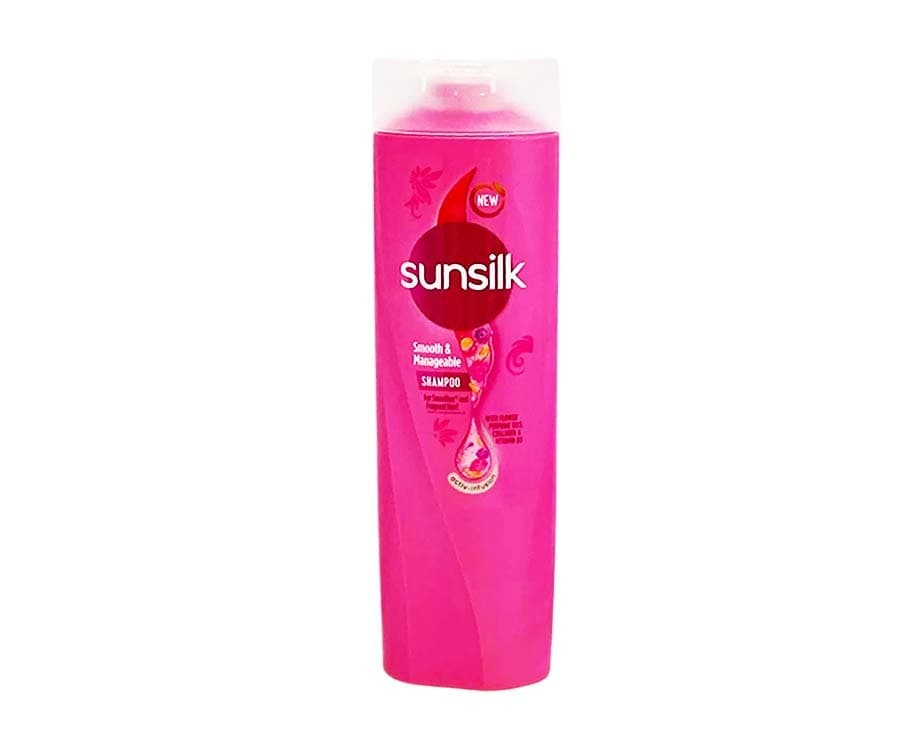Sunsilk Smooth & Manageable Shampoo with Flower Perfume Oils, Collagen & Vitamin B3 Activ-Infusion 350mL
