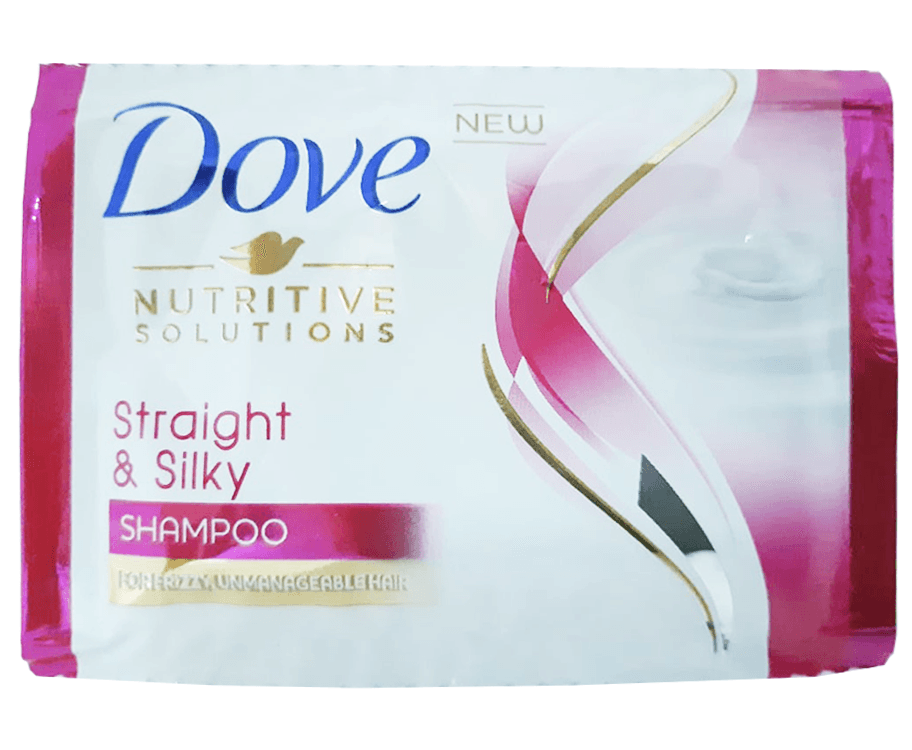 Dove Straight & Silky Shampoo (6 Packs x 10mL)