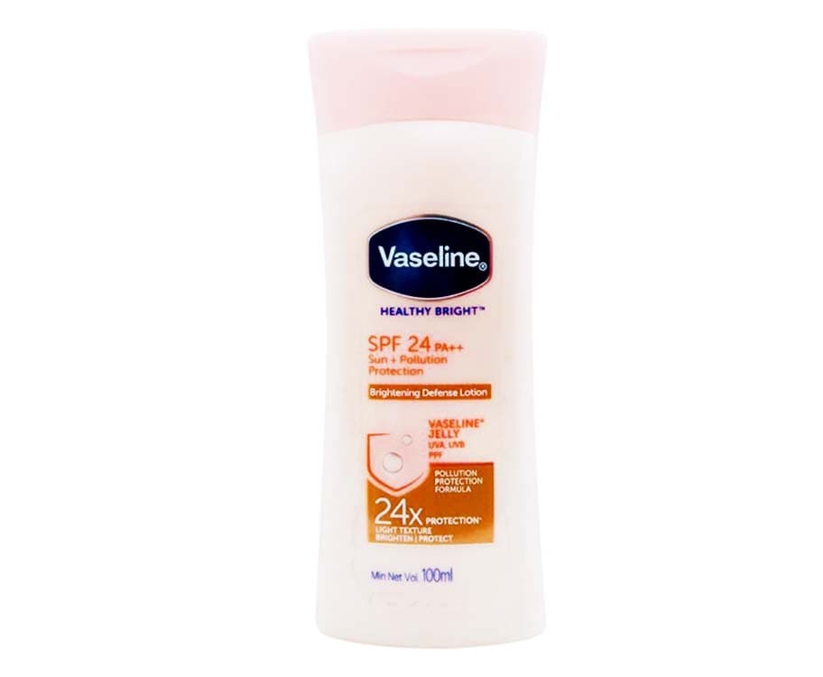 Vaseline Healthy Bright SPF24 PA++ Sun+Protection Brightening Defense Lotion Vaseline UVA, UVB, PPF 100mL