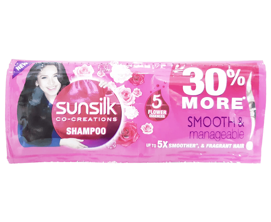 Sunsilk 5 Flower Essences Smooth & Manageable Shampoo (6 Packs x 13mL)