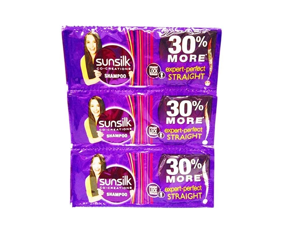 Sunsilk Co-Creations Shampoo Expert-Perfect Straight (6 Packs x 13mL)
