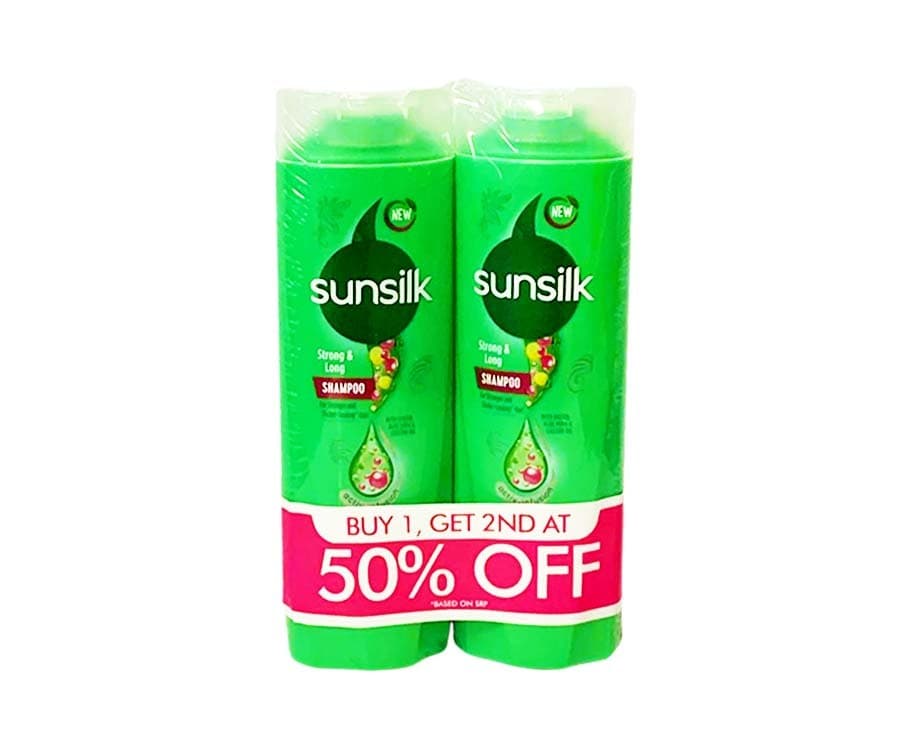Sunsilk Strong & Long Shampoo (2 Packs x 180mL)