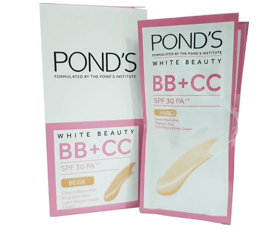 Pond's White Beauty Perfect Blur BB+CC SPF30 Beige (6 Packs x 6g)