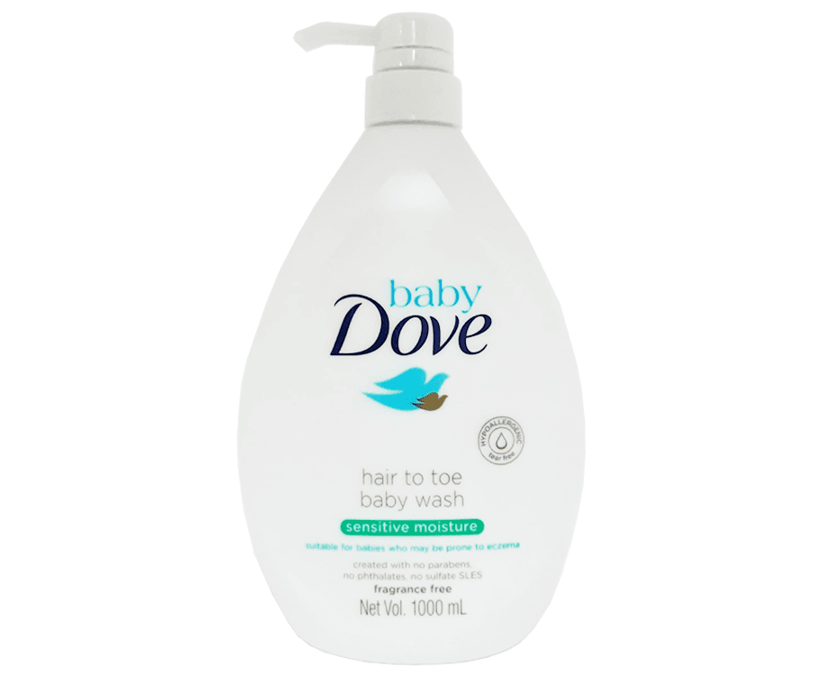 Baby Dove Hair to Toe Baby Wash Sensitive Moisture 1000mL
