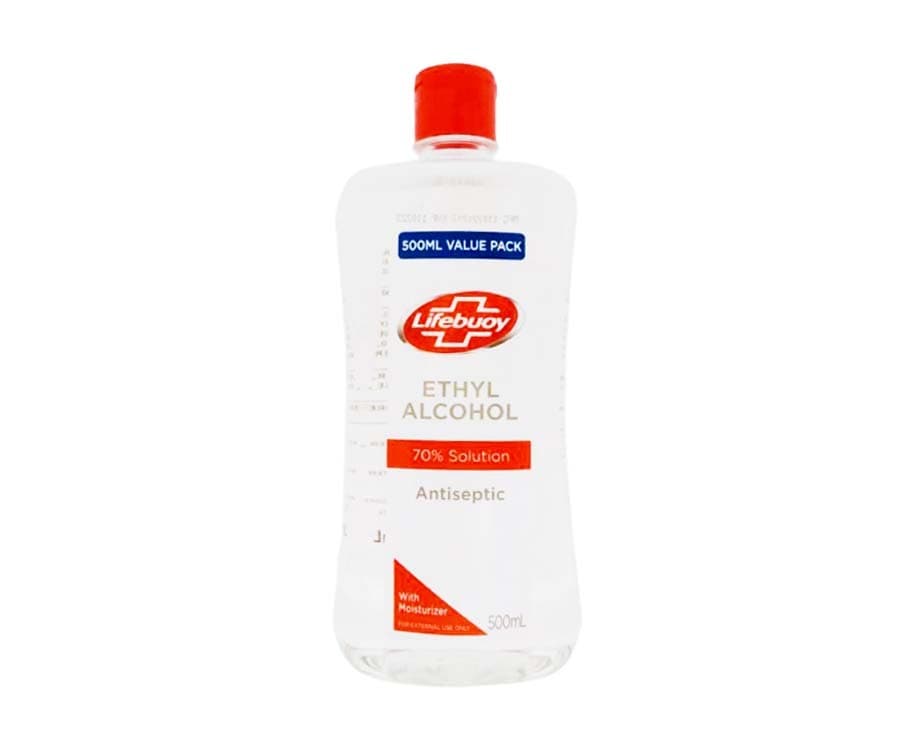 Lifebuoy Ethyl Alcohol 70% Solution Antiseptic with Moisturizer Value Pack 500mL