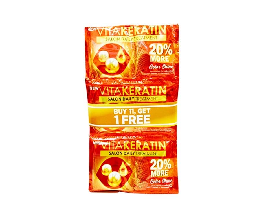 Vita Keratin Salon Daily Treatment Color Shine (11+1 Packs x 24mL)