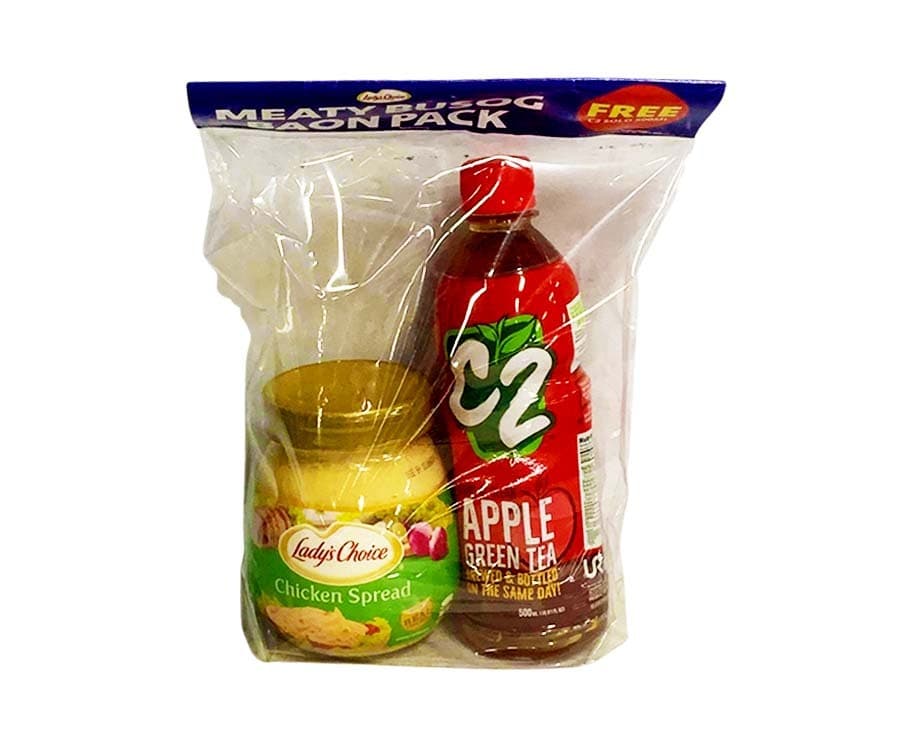 Lady’s Choice Chicken Spread 470mL + Free C2 Apple Green Tea Solo 500mL