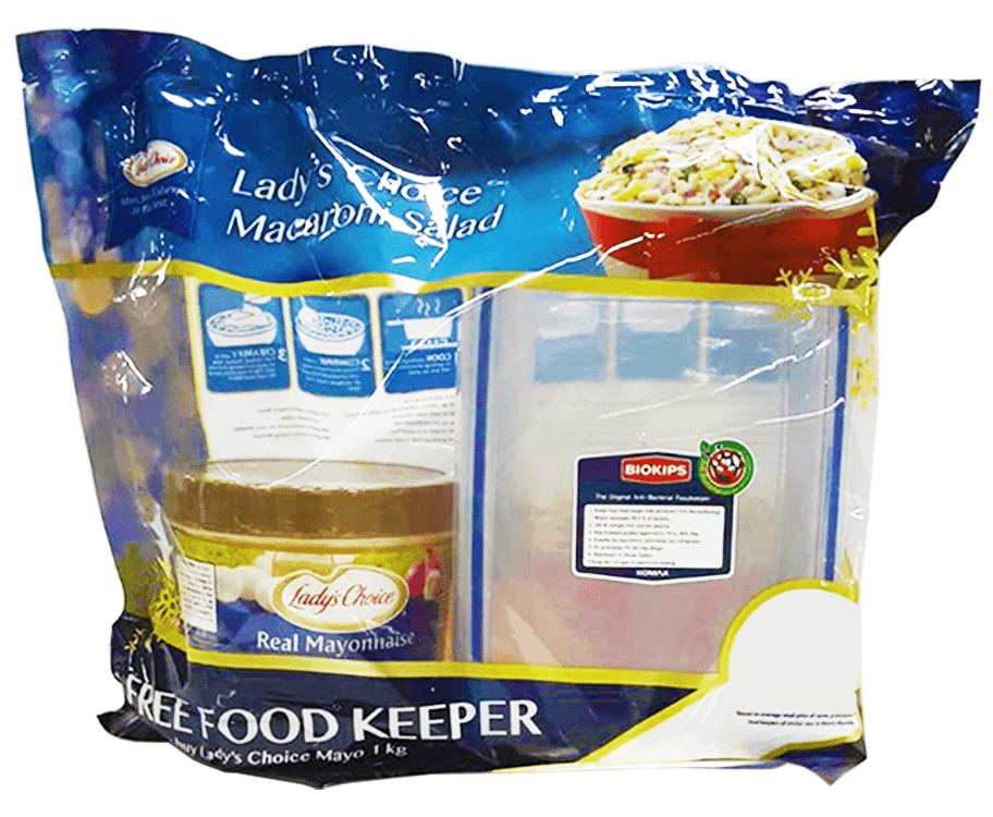Lady's Choice Mayonnaise 1kg + Free Biokips Food Keeper