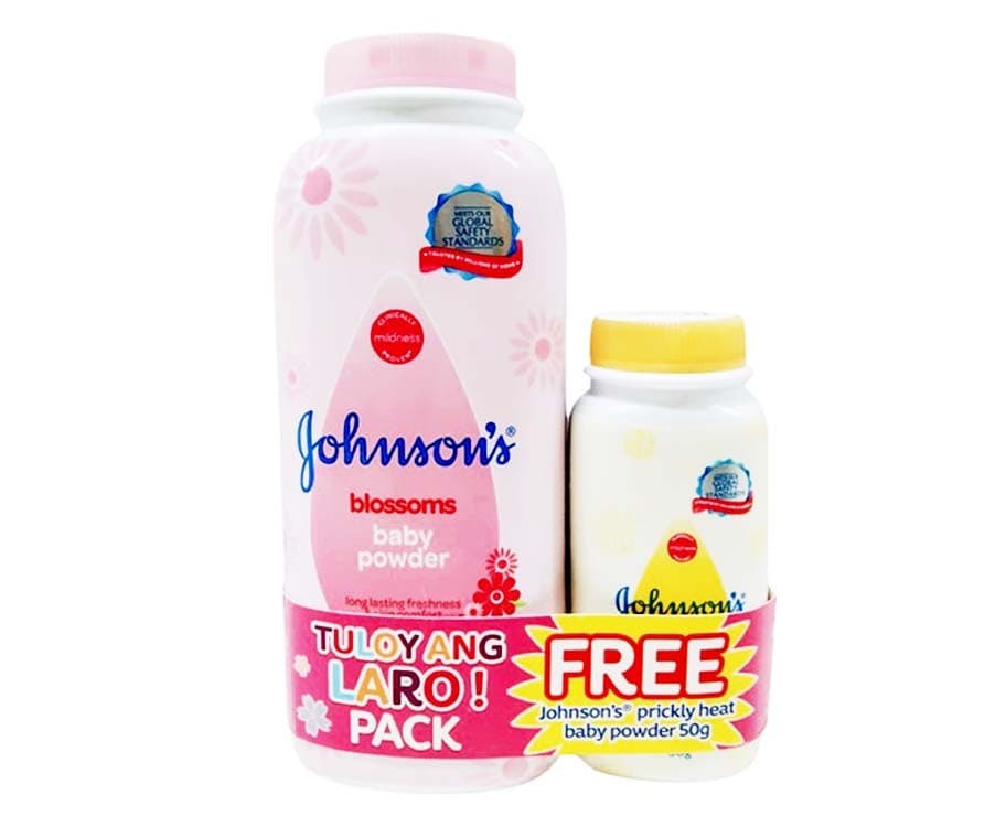 Johnson's Blossom Powder 200g + Prickly Heat 50g