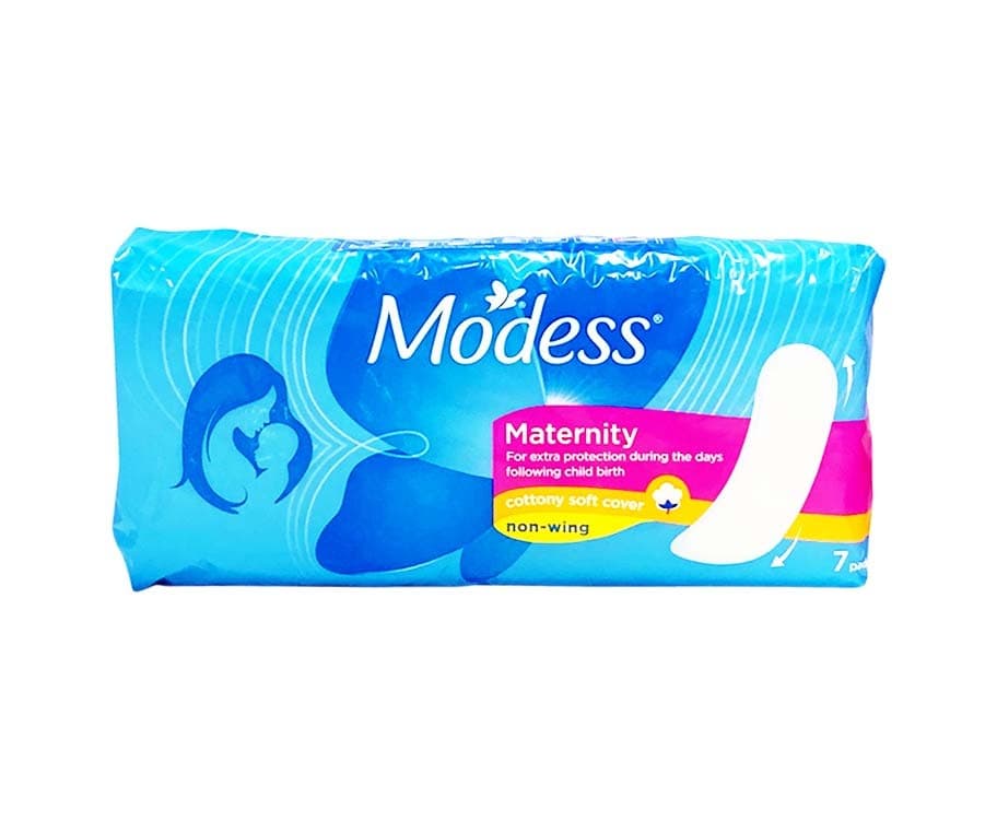 Modess Maternity Cottony Soft Cover Non-Wing 7 Pads