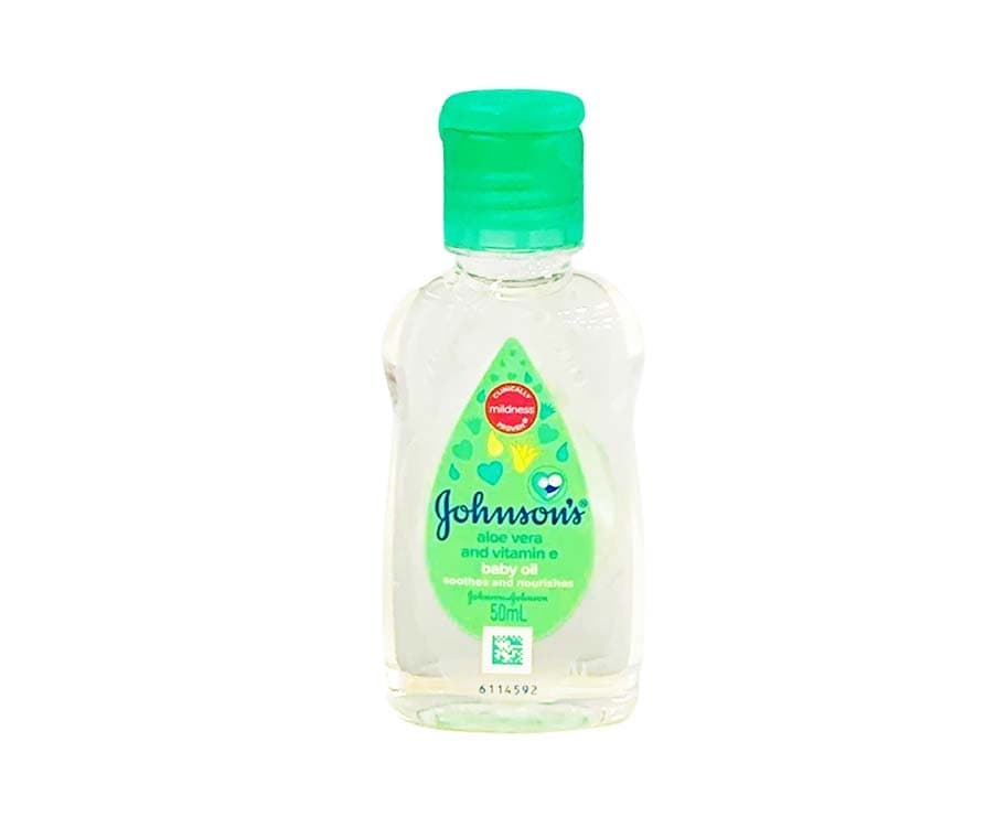 Johnson's Aloe Vera and Vitamin E Baby Oil 50mL