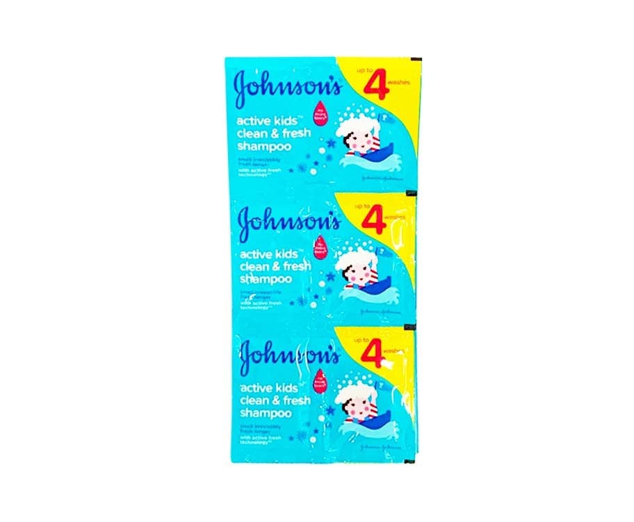 Johnson's Active Kids Clean & Fresh Shampoo (6 Packs x 8mL)