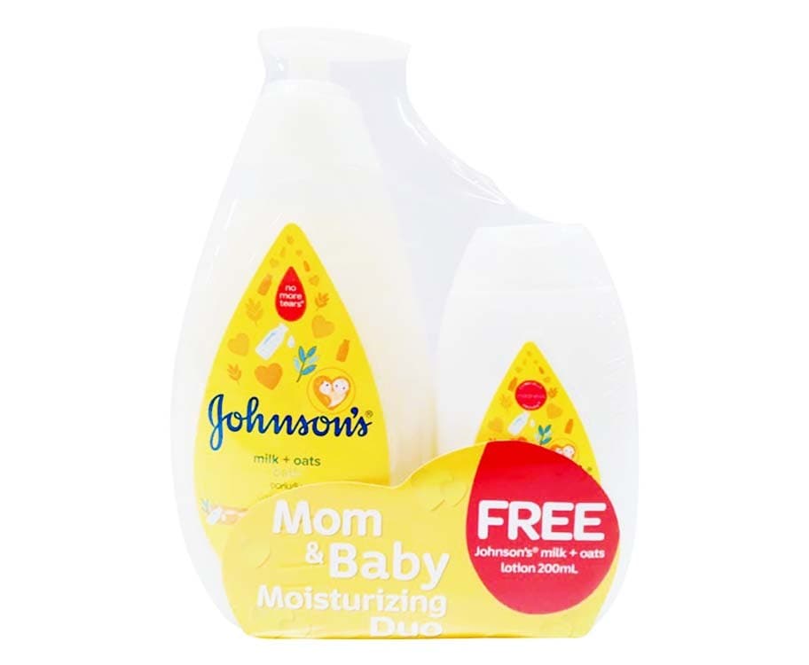 Johnson's Milk + Oats Bath 500mL + Lotion 200mL