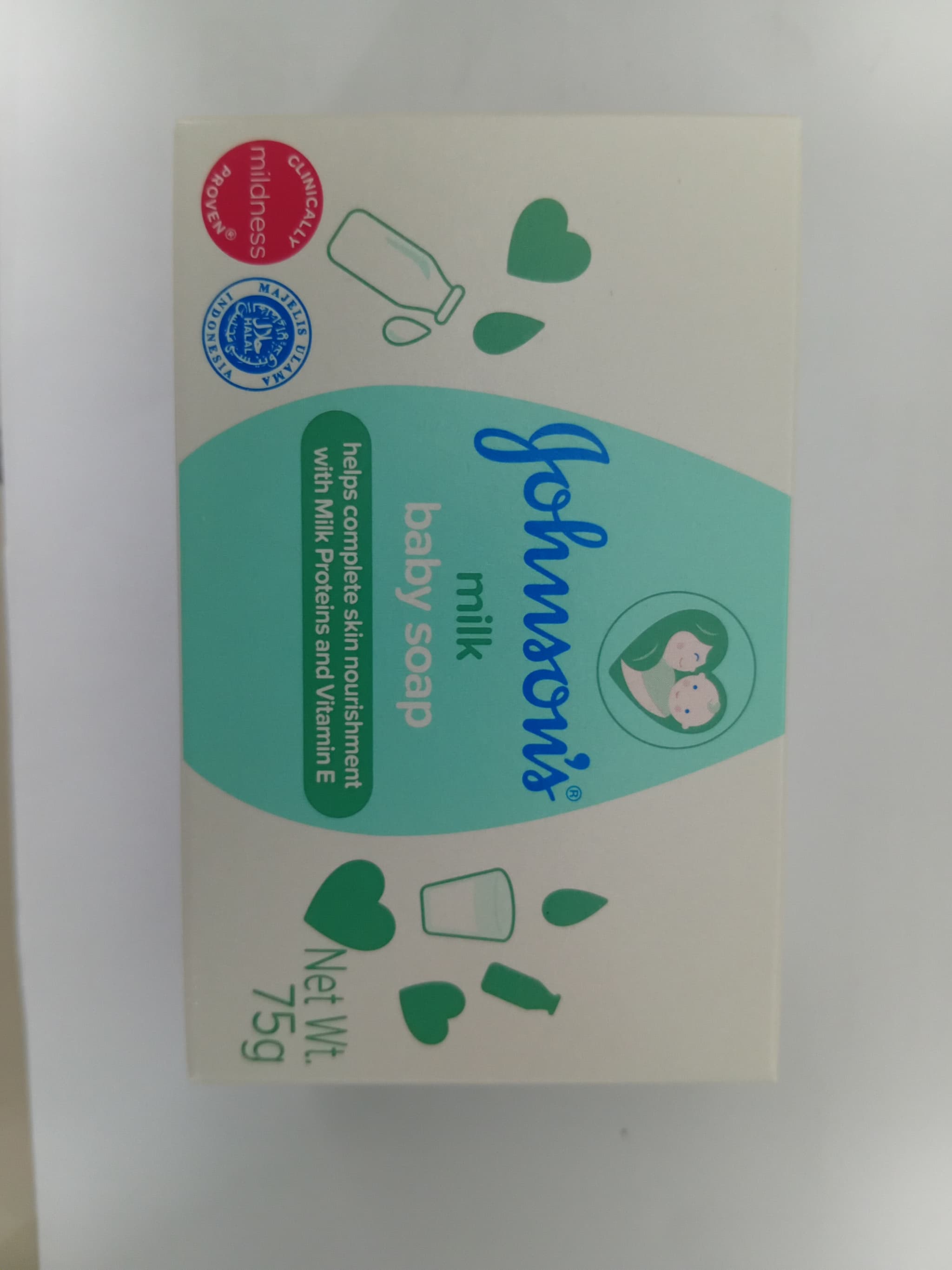 Johnson's Milk Baby Soap 75g