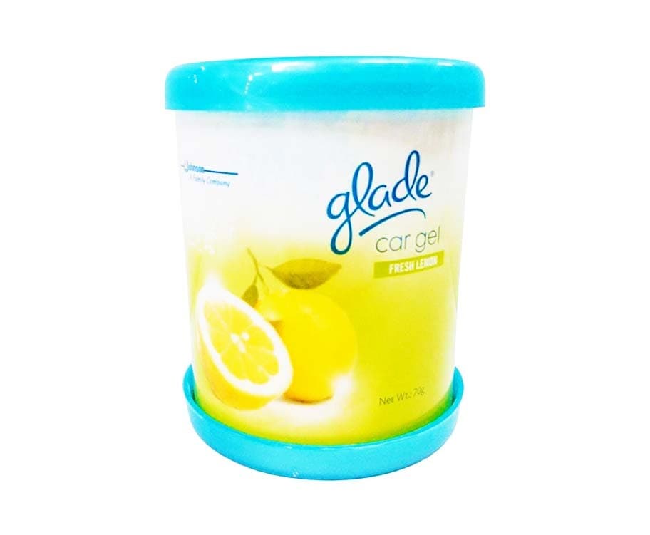 Glade Car Gel Fresh Lemon 70g