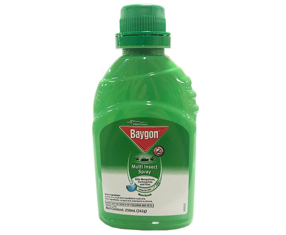 Baygon Multi Insect Spray Waterbased 250mL