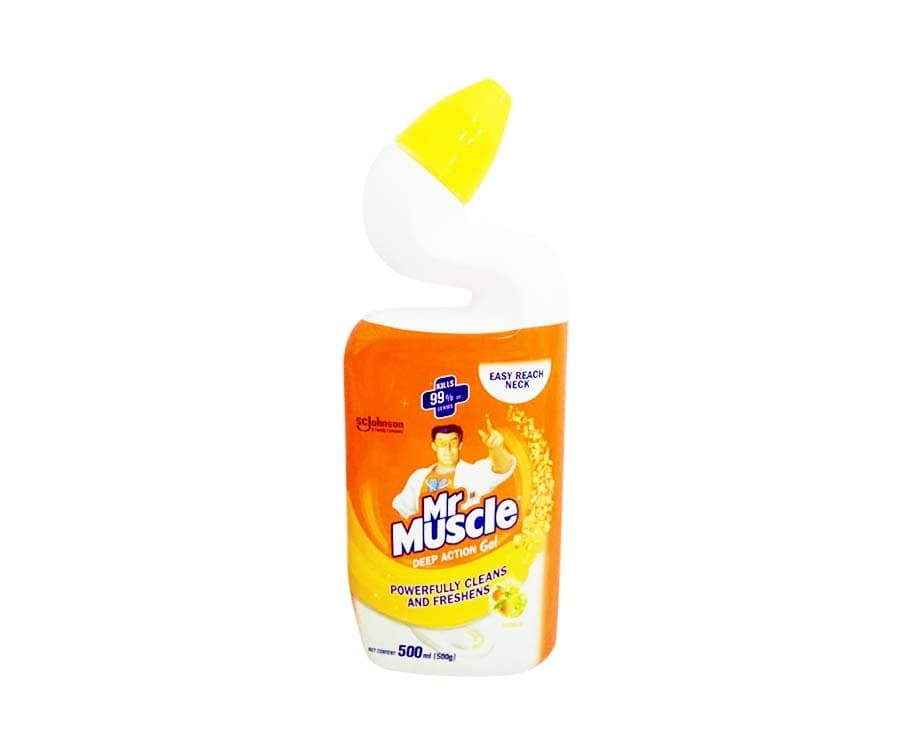 Mr. Muscle Deep Action Gel Toilet Bowl Cleaner Citrus 500mL