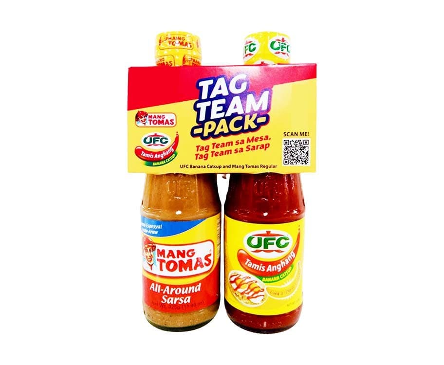 UFC Banana Catsup 320g + Mang Tomas All-Around Sarsa Tag Team Pack 325g
