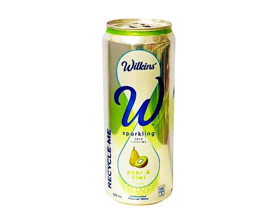Wilkins Sparkling Pear & Kiwi Flavor Zero Calories Carbonated Flavored Water 320mL