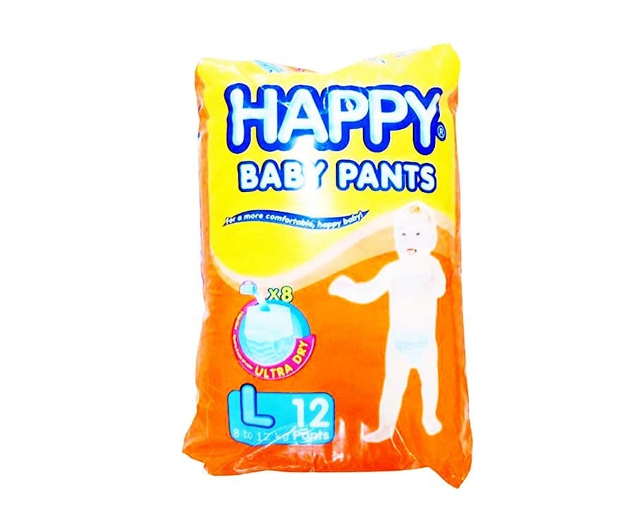 Happy Baby Pants Large 8-12kg 12 Pants