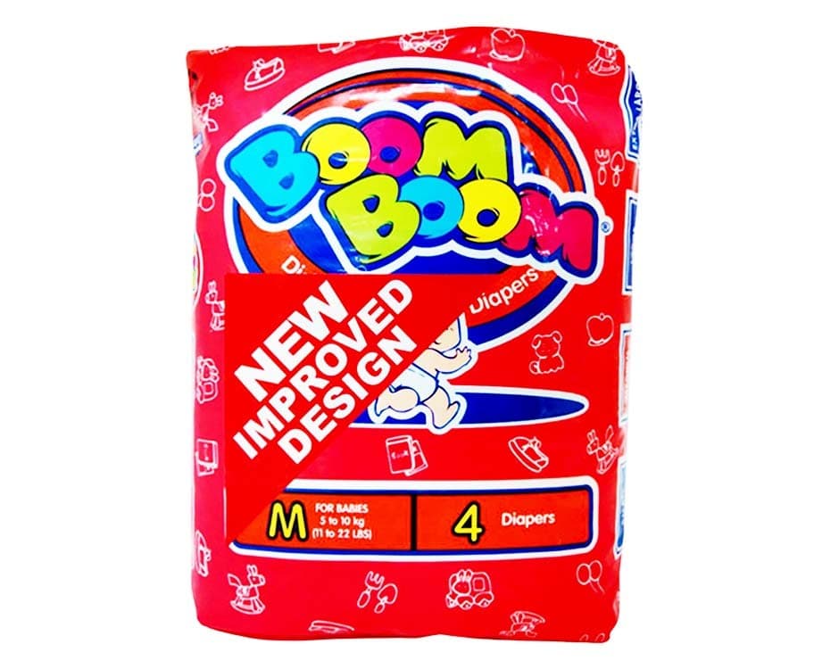 Boom Boom Disposable Diapers M-5 to 10kg