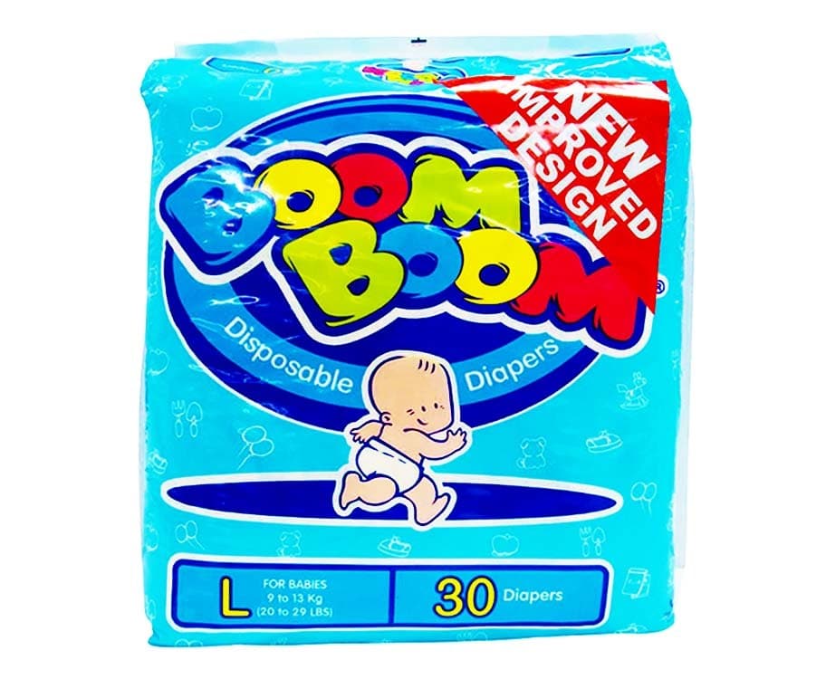 Boom Boom Disposable Diapers L-9 to 13kg