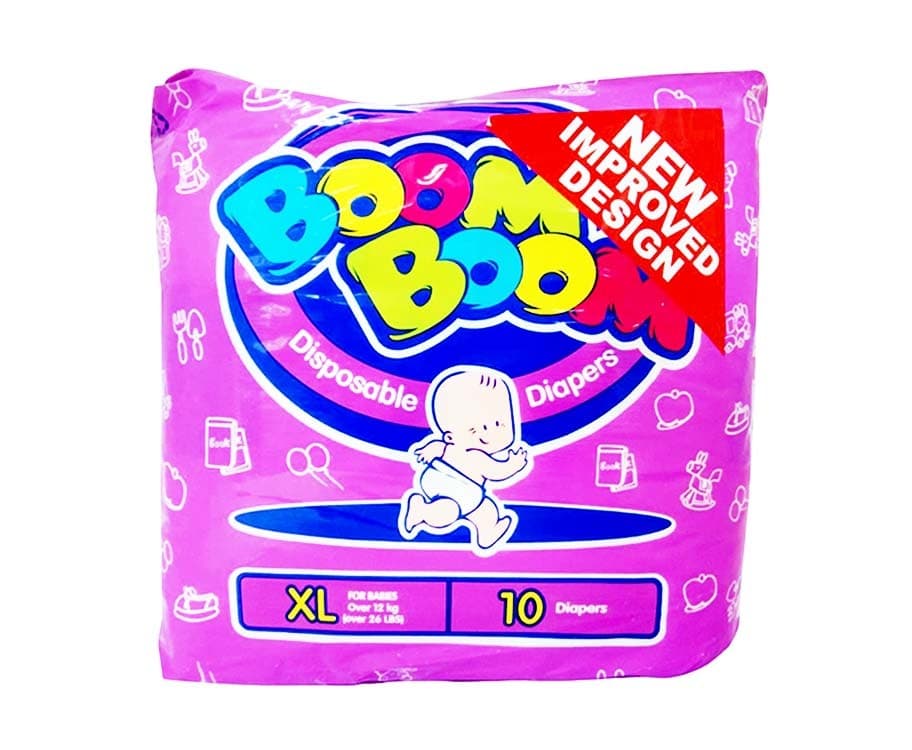 Boom Boom Disposable Diapers XL-Over 12kg