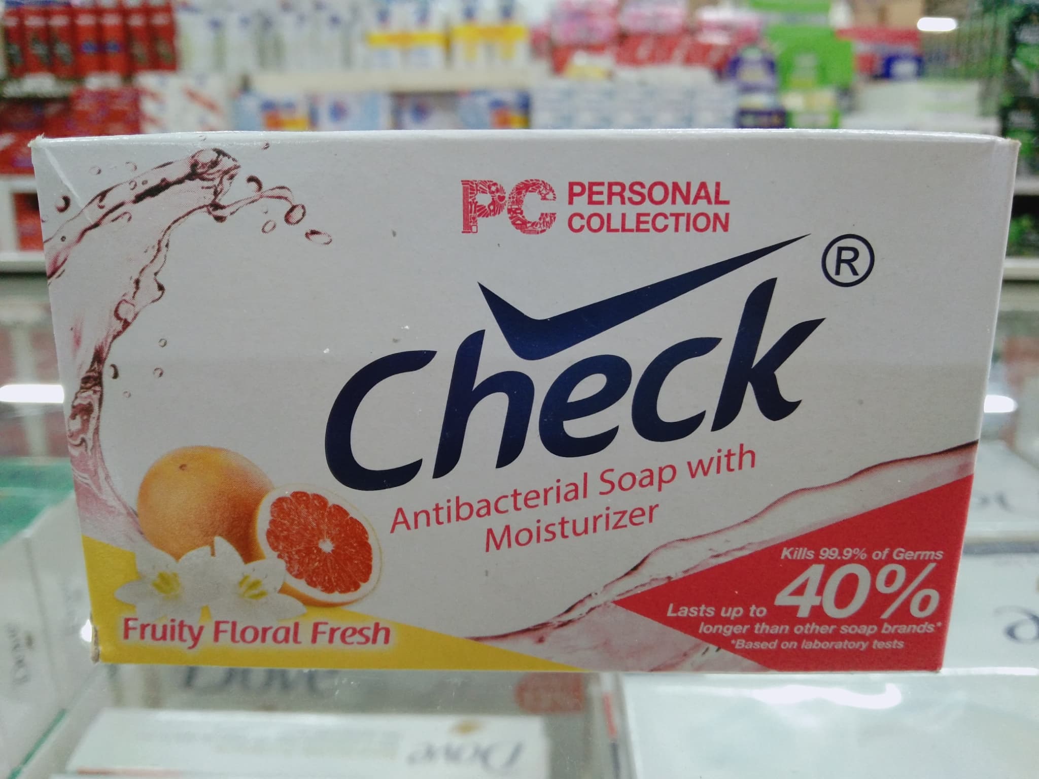 Personal Collection Check Antibacterial Soap with Moisturizer Family Floral Fresh 130g