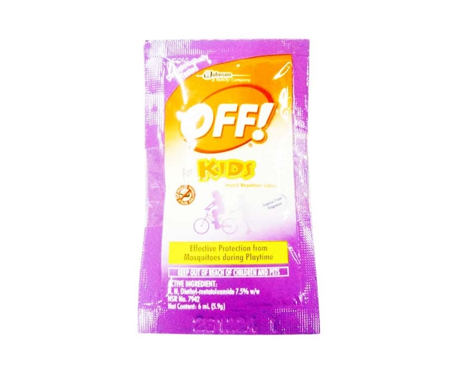 Off! Kids Insect Repellent Insect Repellent Lotion Tropical Fresh Fragrance (6 Packs x 5.9g)