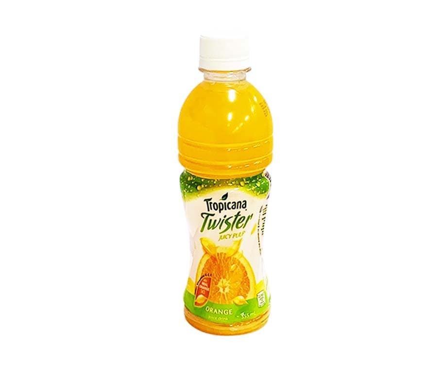 Tropicana Twister Juicy Pulp Orange Juice Drink 355mL