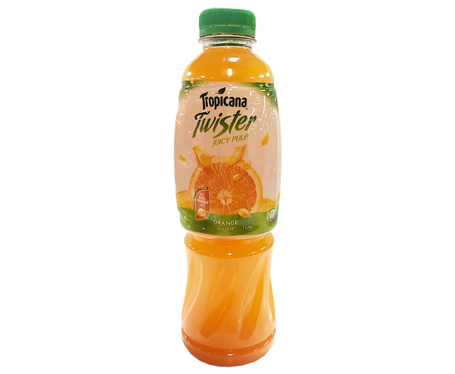Tropicana Twister Juicy Pulp Orange Juice Drink 1L