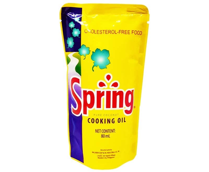 Spring Pure Coconut Cooking Oil Refill 80mL