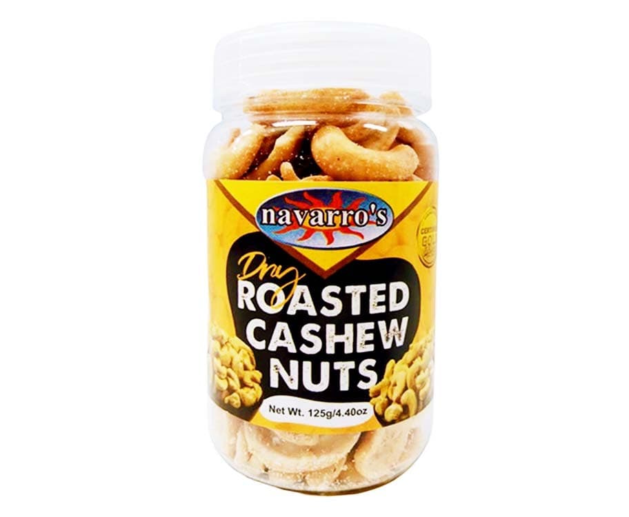 Navarro's Dry Roasted Cashew Nuts 125g
