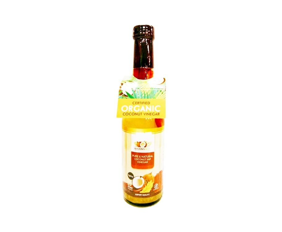 Quezon's Best Pure & Natural Coconut Sap Vinegar Spicy 375mL