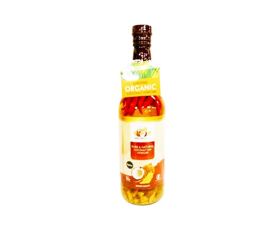 Quezon's Best Pure & Natural Coconut Sap Vinegar Spicy 750mL