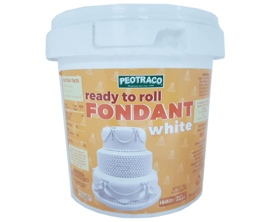 Peotraco Ready To Roll Fondant White 1kg