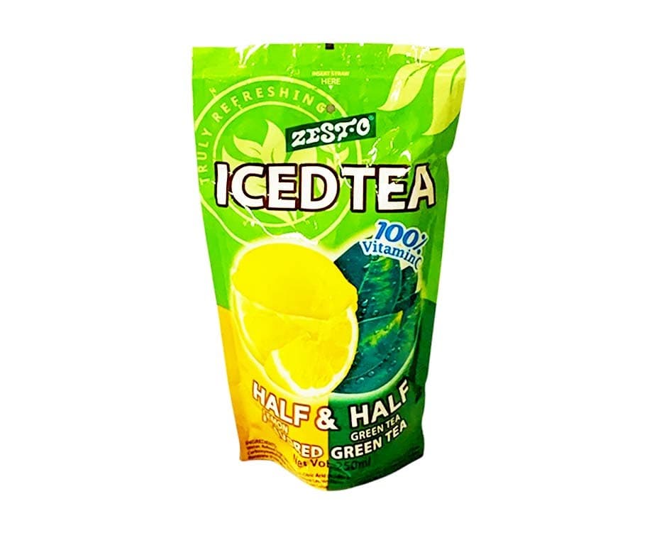 Zest-O Iced Tea Half Lemon & Half Green Tea Flavored Green Tea 250mL