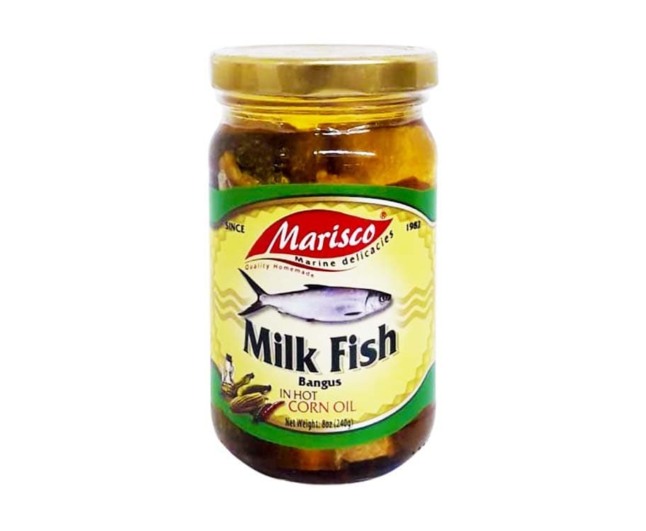 Marisco Milk Fish Bangus in Hot Corn Oil 240g
