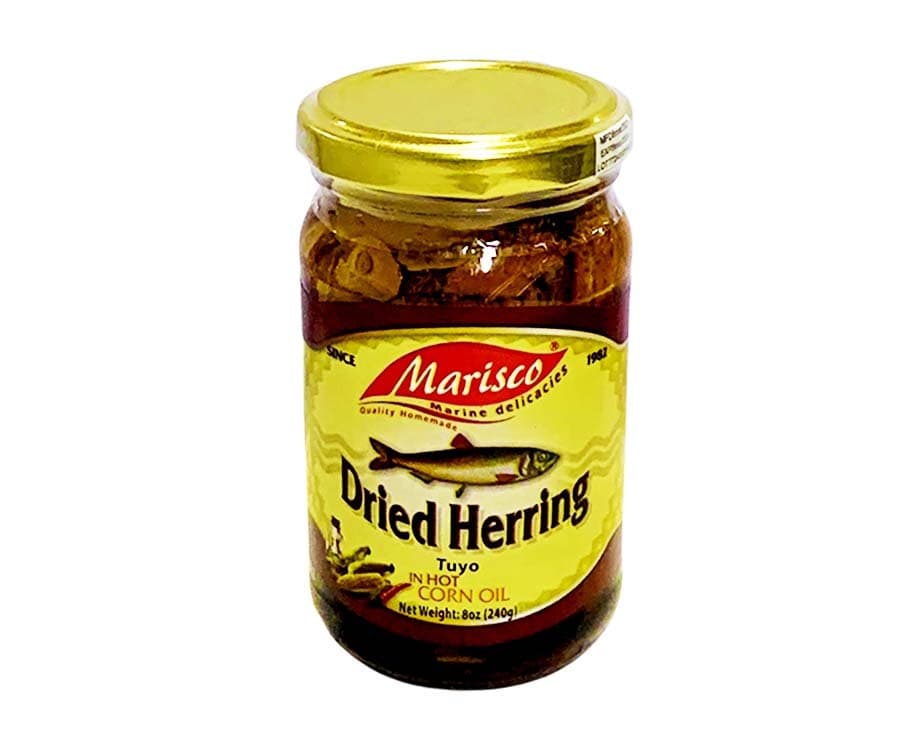 Marisco Dried Herring Tuyo in Hot Corn Oil 8oz (240g)