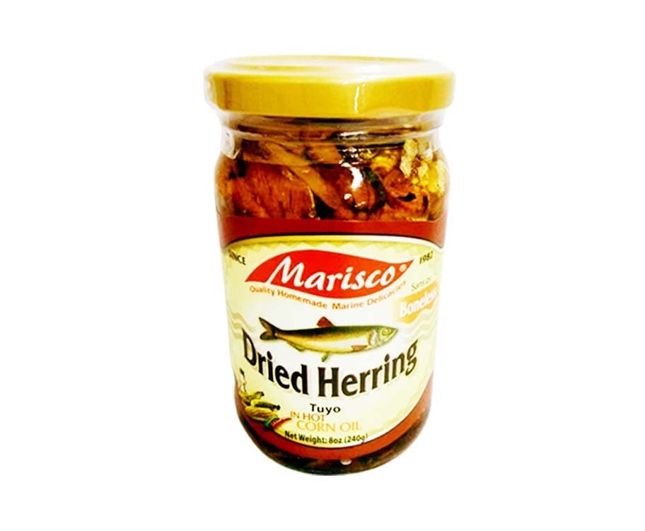 Marisco Boneless Dried Herring Tuyo in Hot Corn Oil 240g