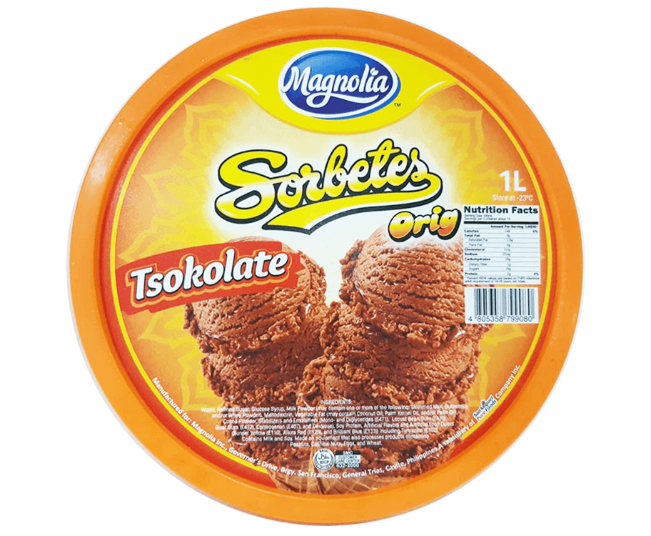 Magnolia Tsokolate Sorbetes Orig 1L